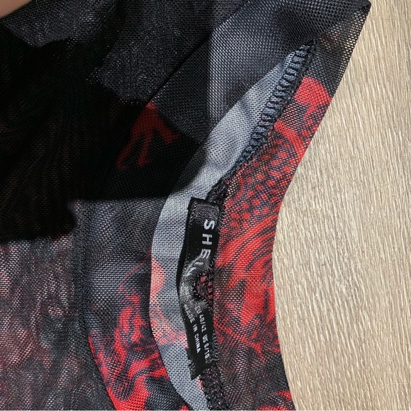 SHEIN sheer long sleeve - Picture 2 of 4
